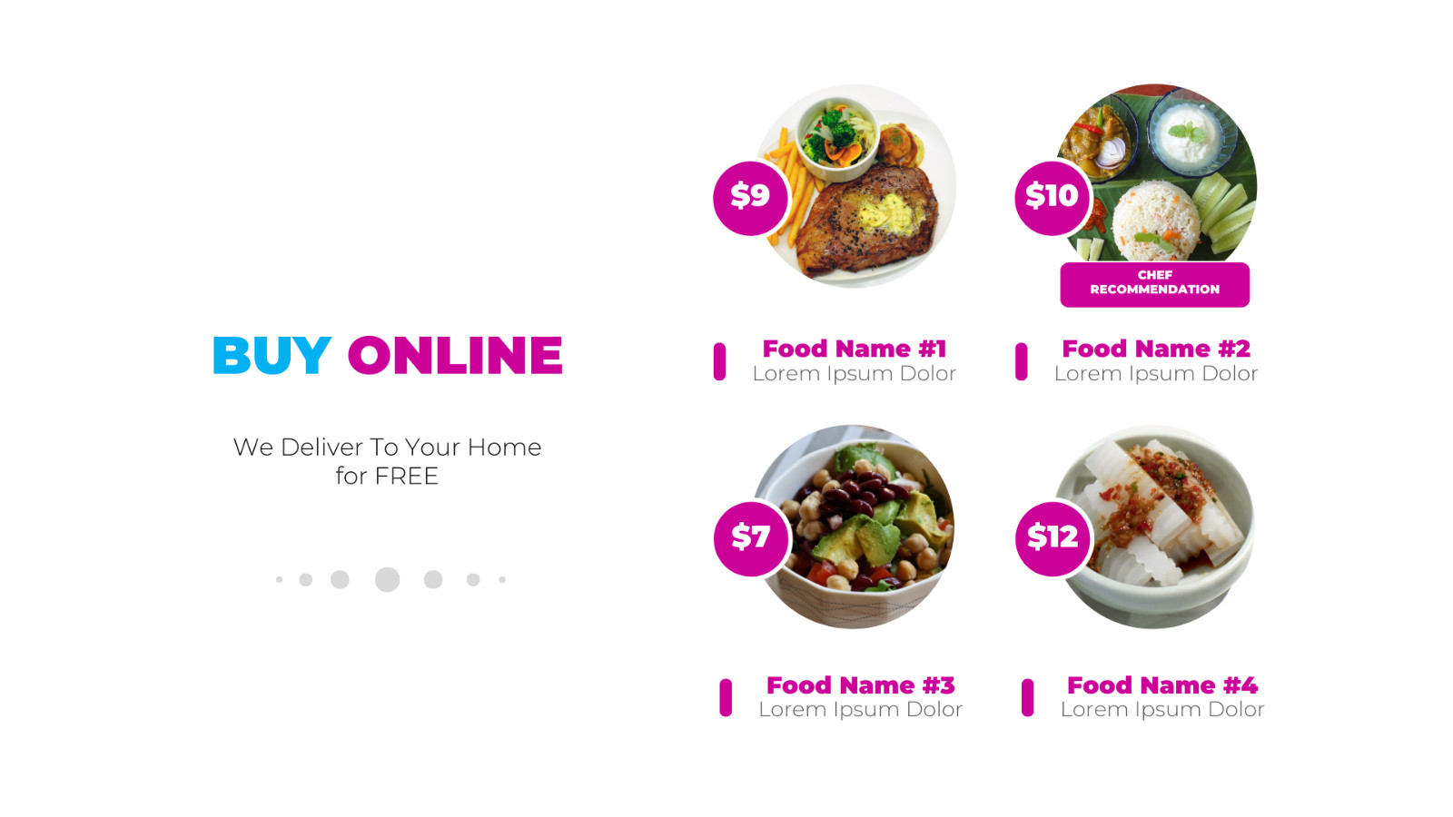 Horizontal Video Canva Template – Fast Food Promo Video
