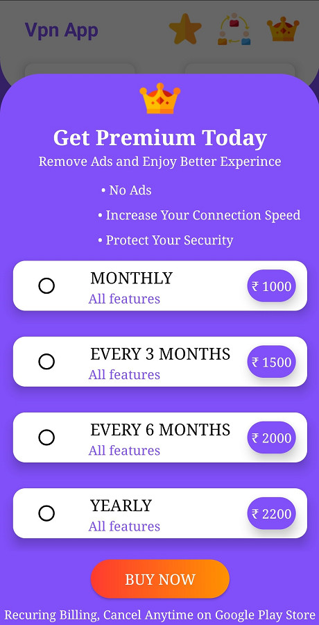 SwiftPro VPN Android App | In-App Purchase | AdMob Ready | Android Studio