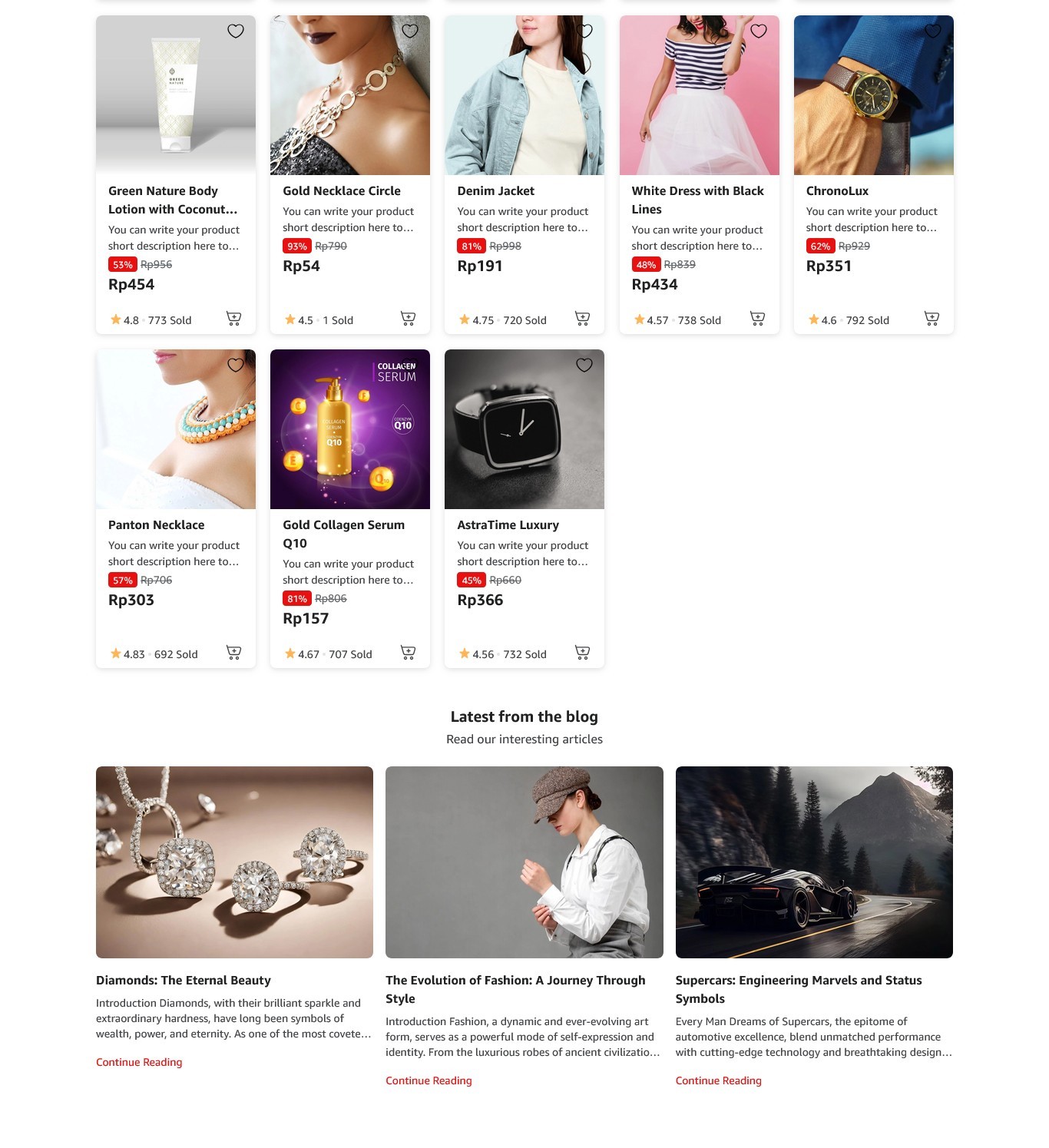 MalloraSHOP WooCommerce Flutter App | Android + iOS | eCommerce Store App