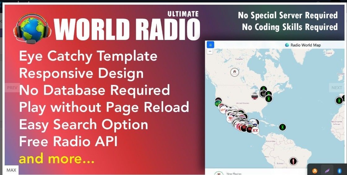 Start Your Own Global Radio Internet Business + 1 Month Hosting Bundle Included
