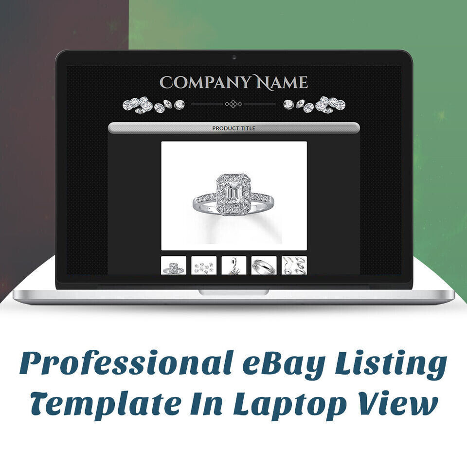 eBay Templates, Auction Mobile Responsive html Templates 2019 Ready for Jewelry