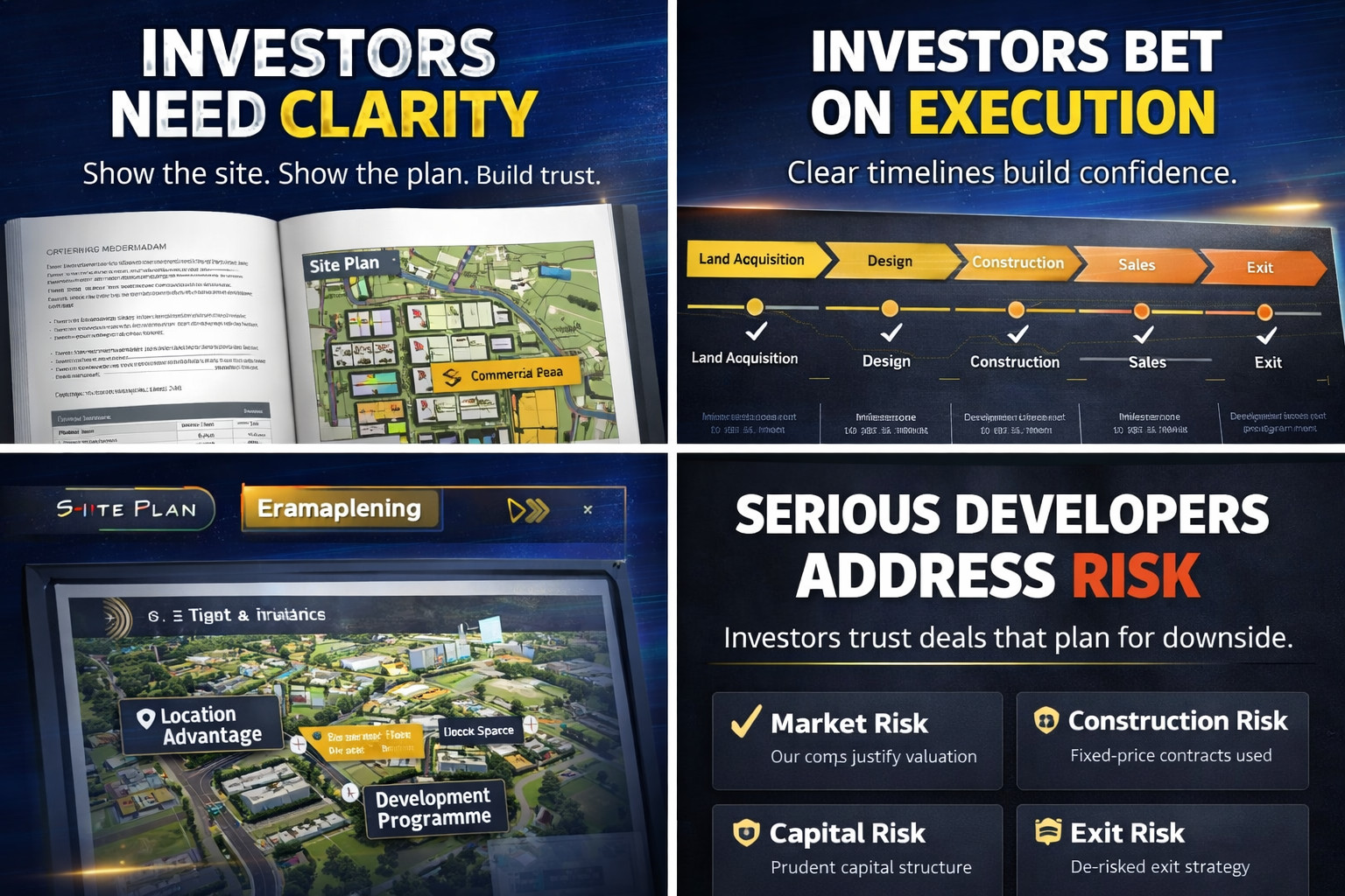Real-Estate Developer Pitch & OM Kit – Premium Canva Templates