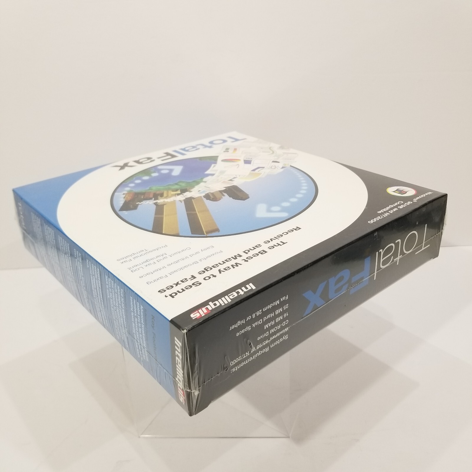 Intelliquis Total Fax TotalFax Software Rare Vintage Windows 95/98, NT/2000 NEW