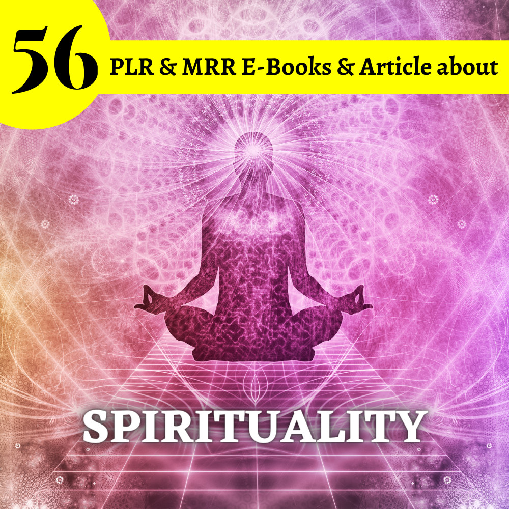 56 E-Book´s & Artikel zu Spiritualität in englischer Sprache mit PLR/MRR Lizenz