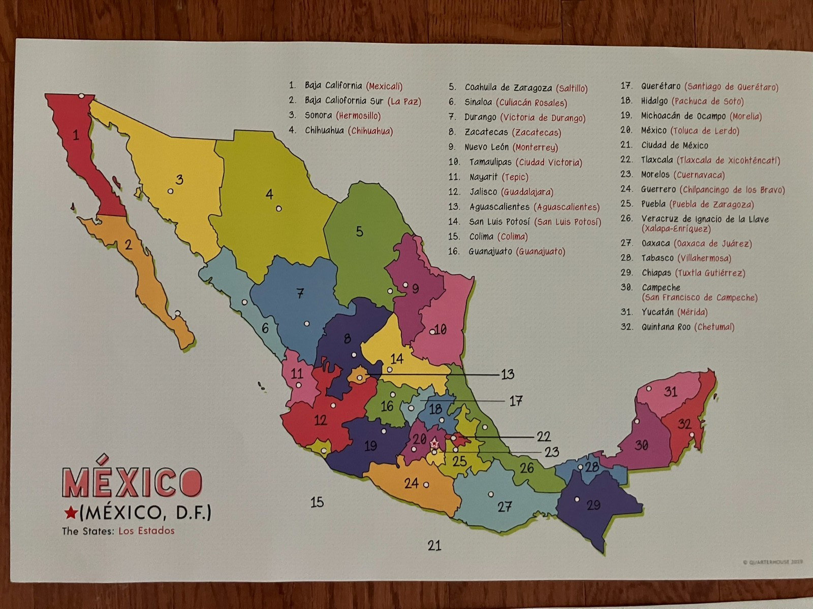 4 Posters Spanish Speaking Countries Teaching Learners of All Ages Home School