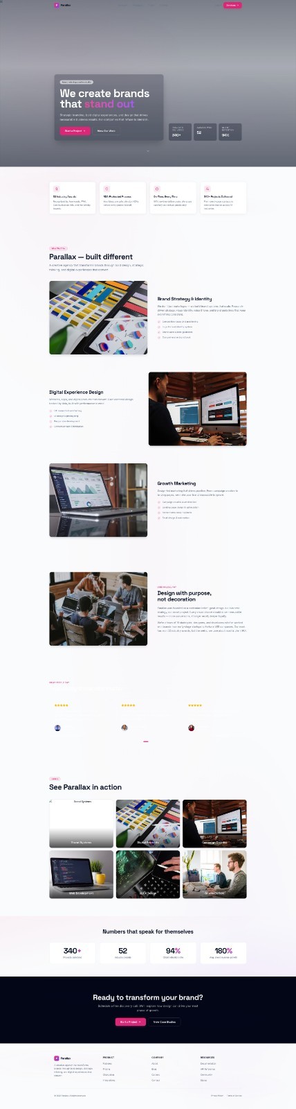 Premium Custom Website Design & Development – SEO Agency service Website