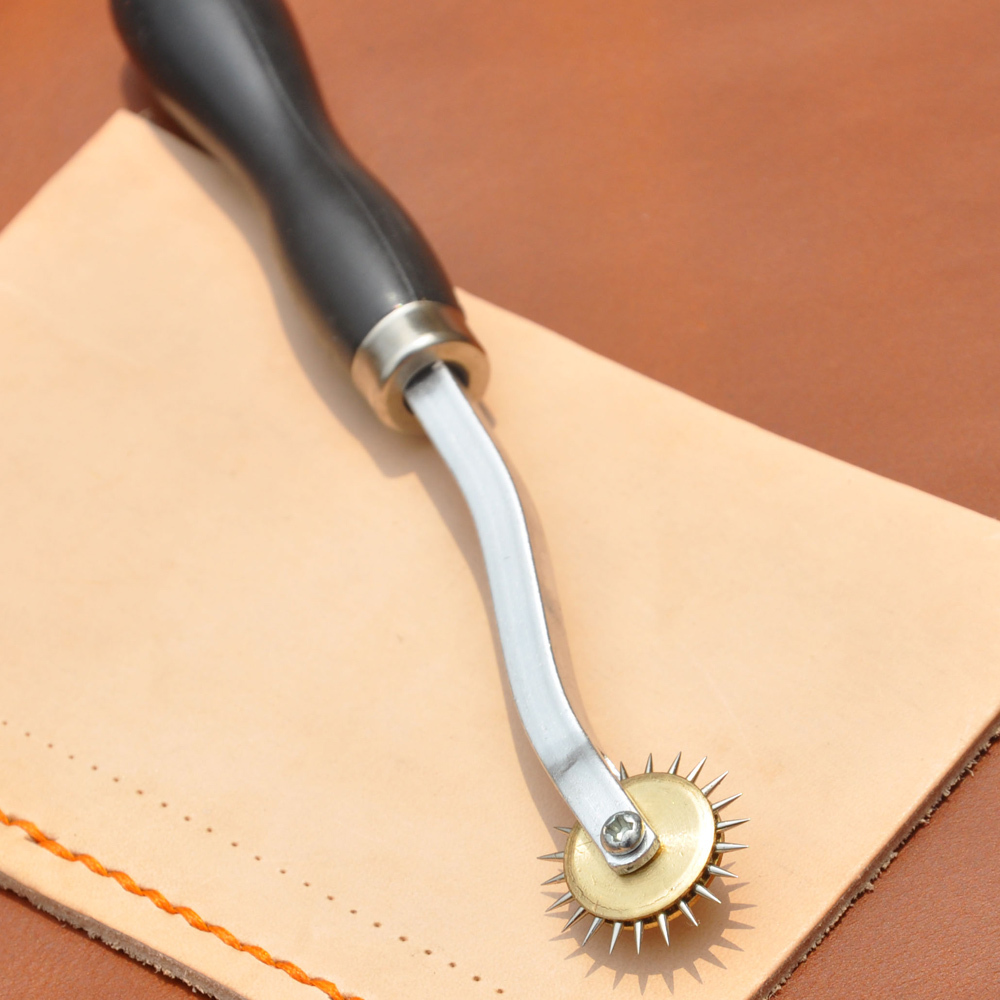 4mm Overstitch Wheel Leather Stitch Spacing Paper Perforating DIY Tool #M030 QL