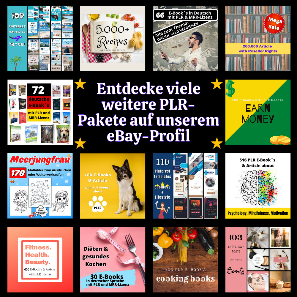 56 E-Book´s & Artikel zu Spiritualität in englischer Sprache mit PLR/MRR Lizenz