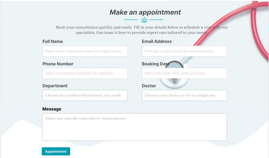 Medical Hospital Website Template | Healthcare Landing Page | Doctor Clinic