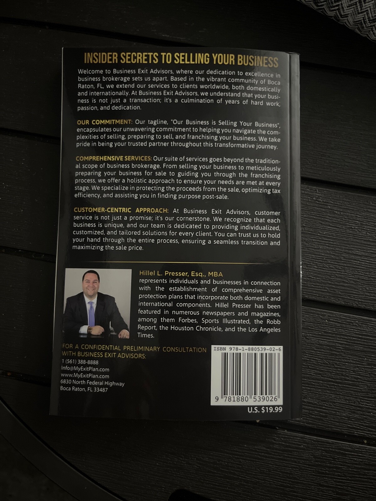 Signed book autographed book business how to sell your business book