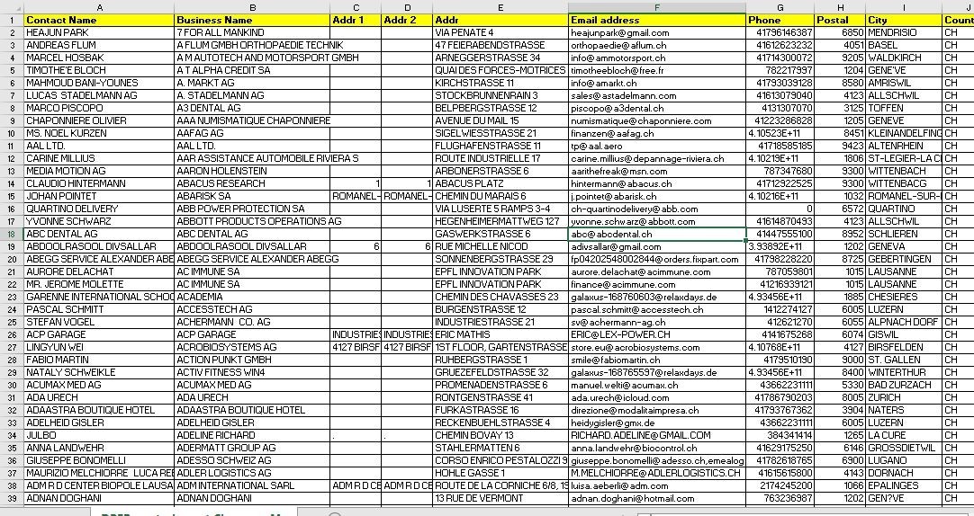 450K SWEDEN Email Database list 2026 | Contact Leads (Digital Download)