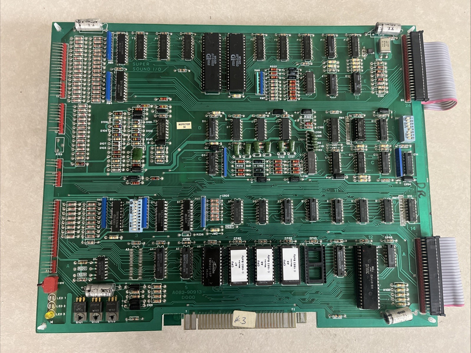Wacko Arcade PCB Bally TESTED 100% Working Rare!!
