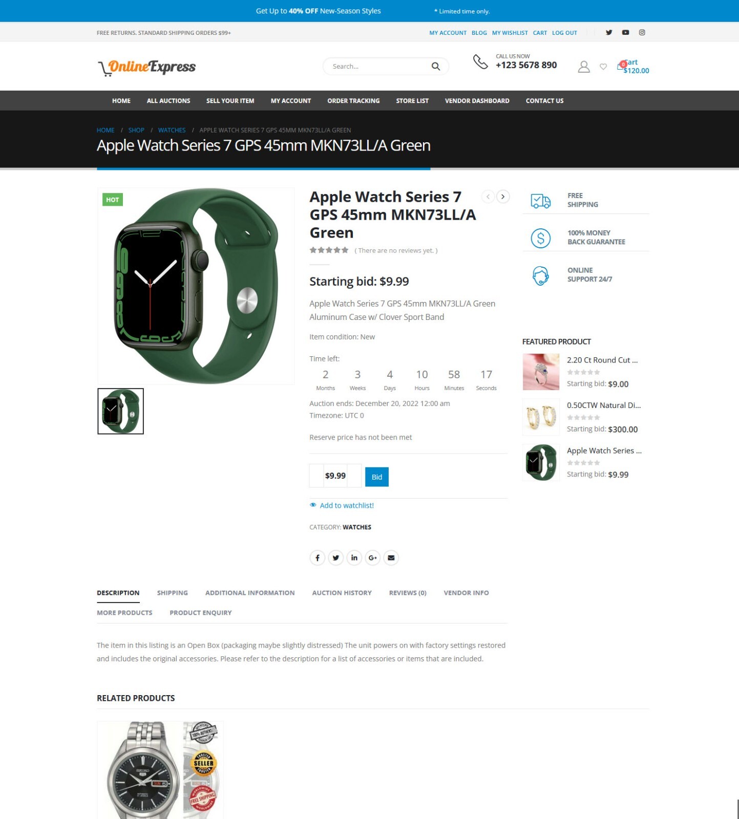 Auction Website For Sale (WordPress) – Free Install + Hosting