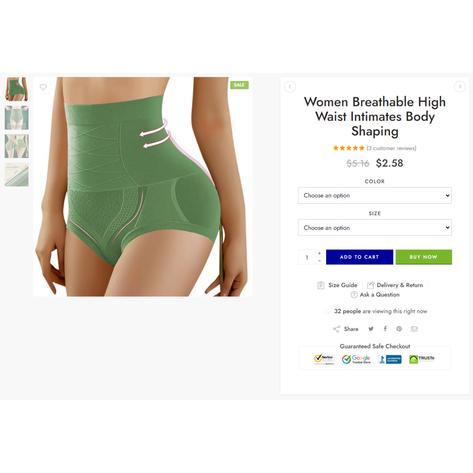 Women Body Shapers Store, DropShipping Affiliate Website, Free Hosting+Products
