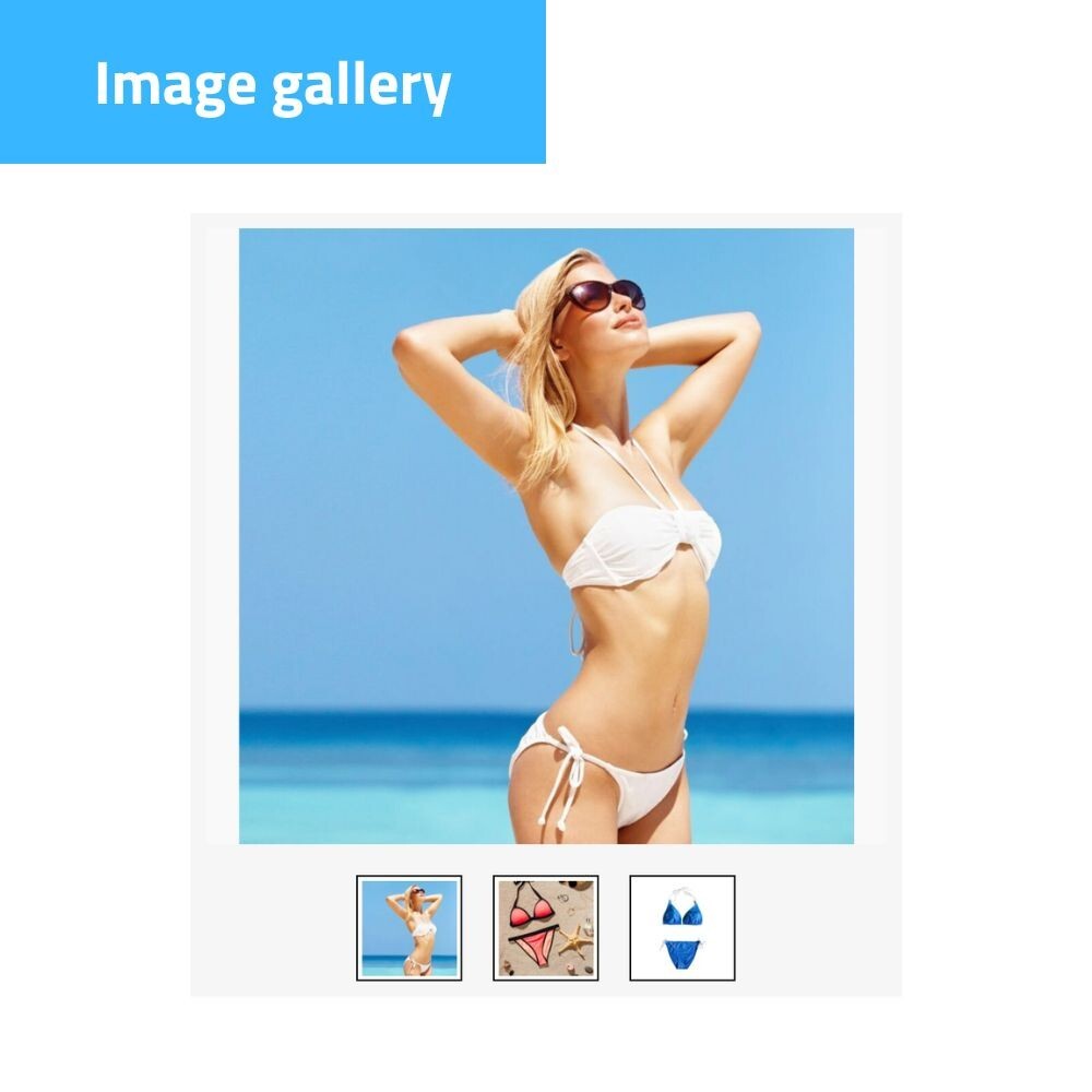 eBay Template RESPONSIVE Natural – beige – editor included – fully customizable