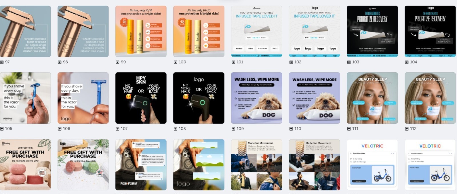 100 Professional Canva E-commerce Ad Templates | Ready-to-Use Digital Designs