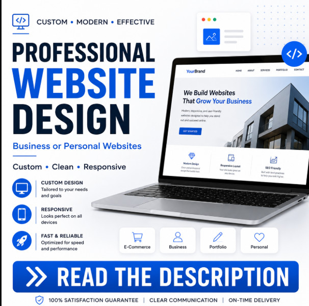 Websites for sale (for business, portfolio, etc)