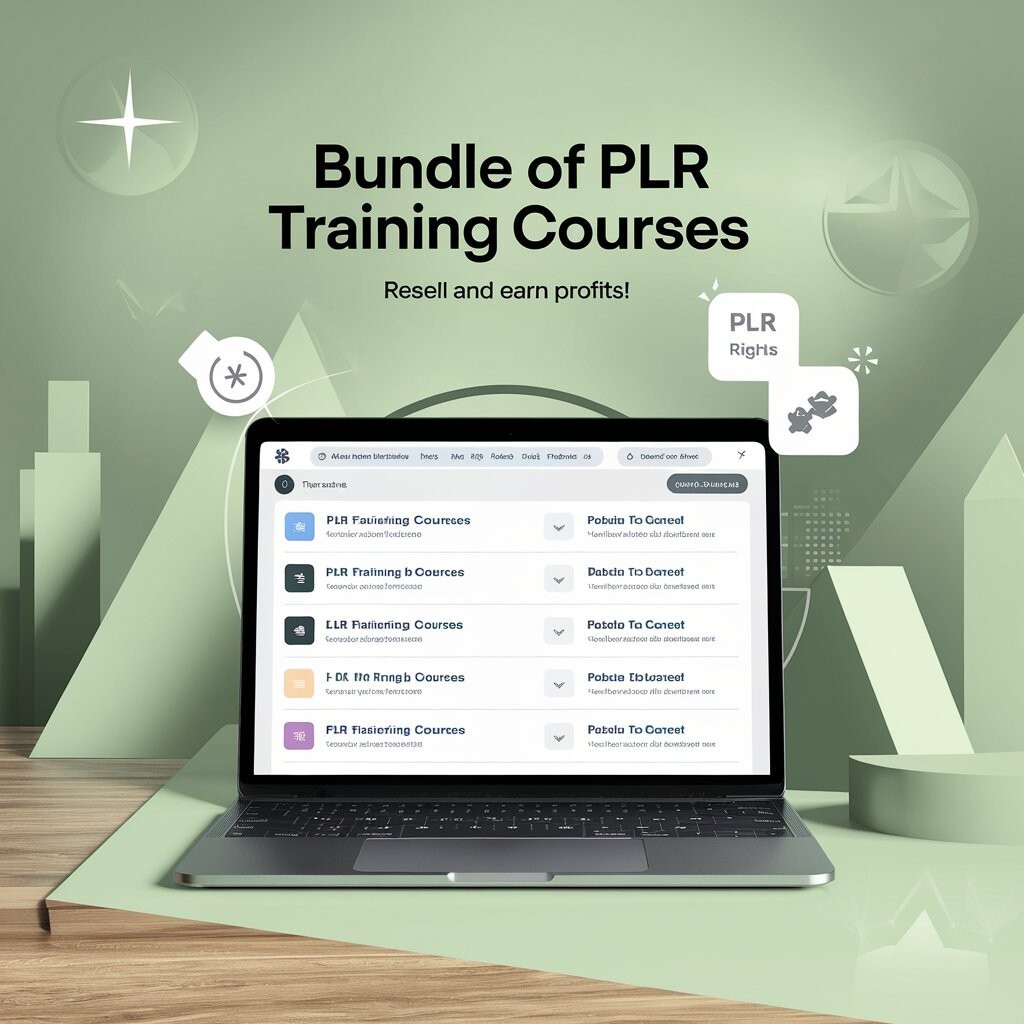 Bundle of PLR Training Courses – Resell and Earn Profits!