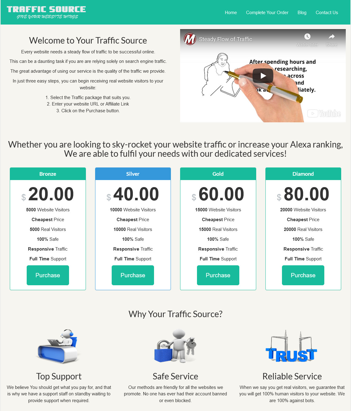 Online Traffic Reseller Website Business For Sale Profitable & Easy To Manage