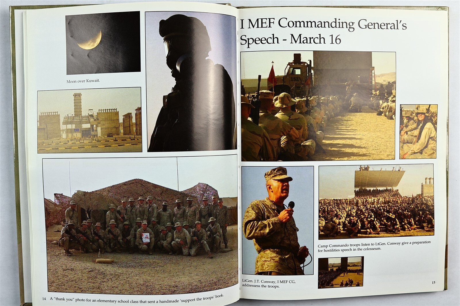 G2U 11th Marine Expeditionary Unit MEU 2003 Middle East Deployment Cruise Book