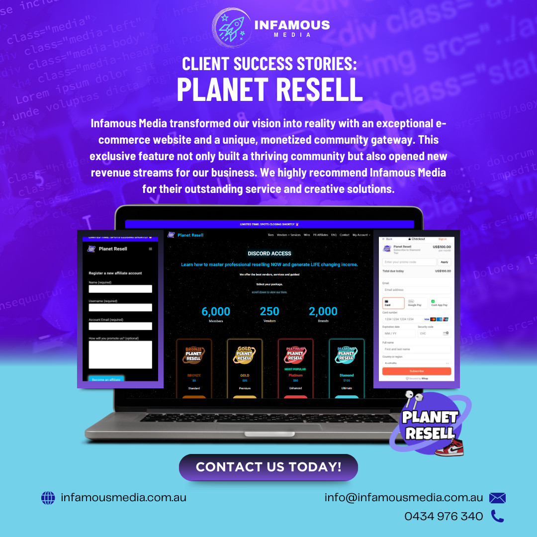 $799 FULLY CUSTOMISABLE WEBSITES