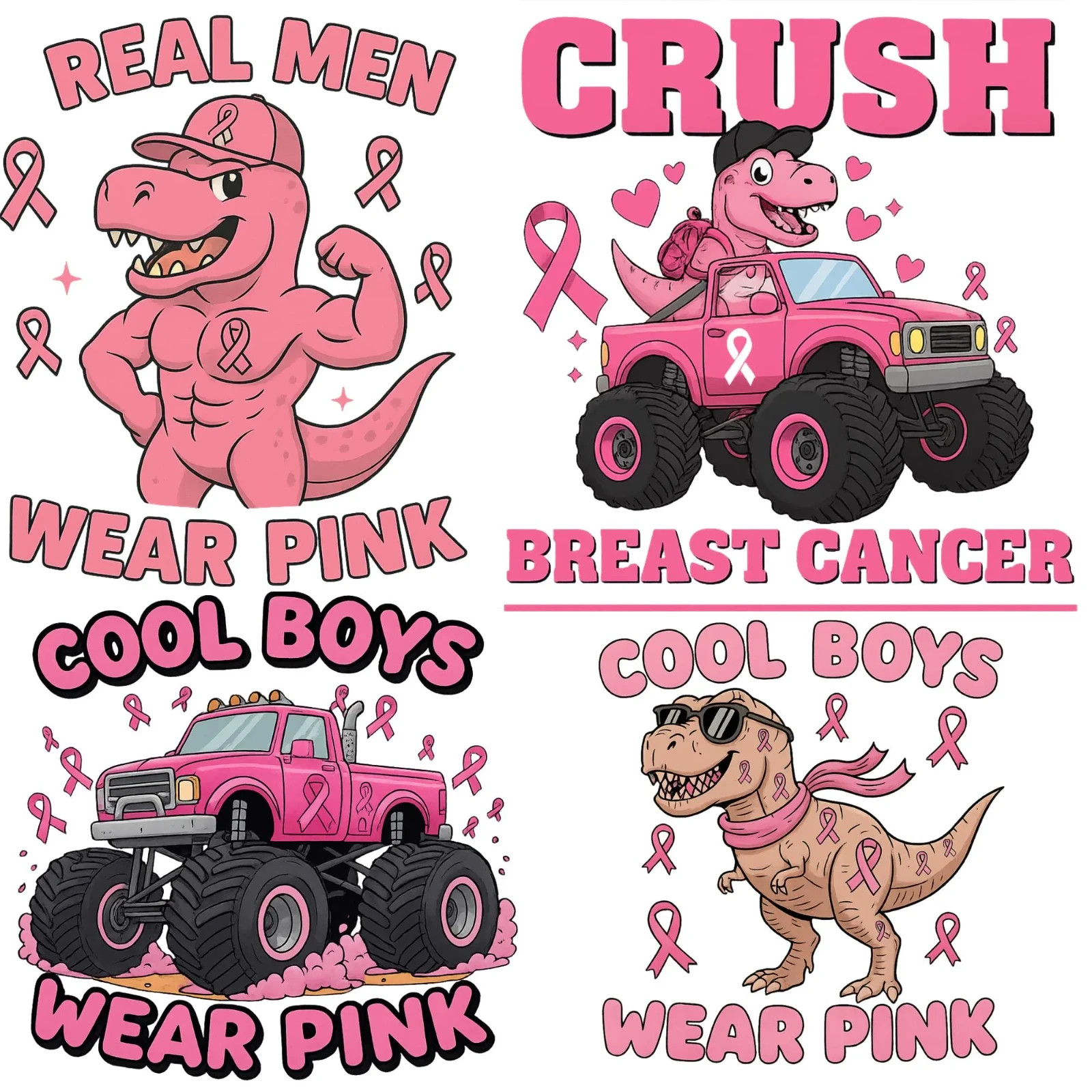 Cool Boys Wear Pink PNG, Tough Boys Wear Pink png, Breast Cancer png