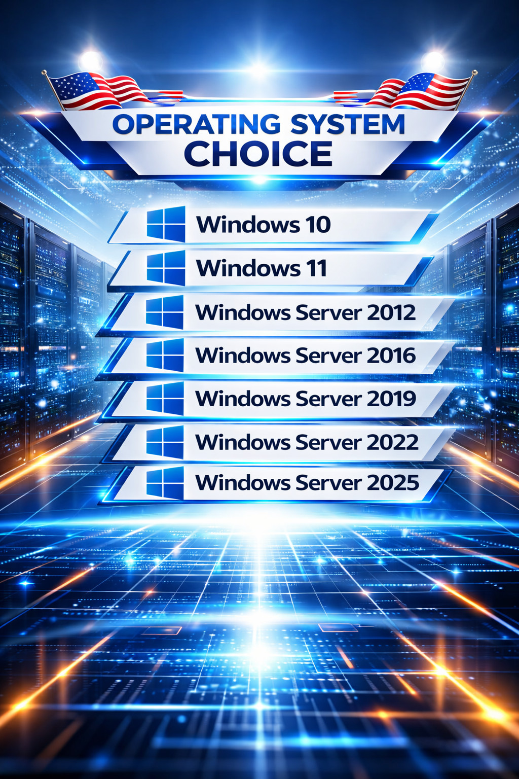 Windows VPS RDP Server 12GB RAM 200GB SSD 1 Year Fast Remote Desktop Hosting