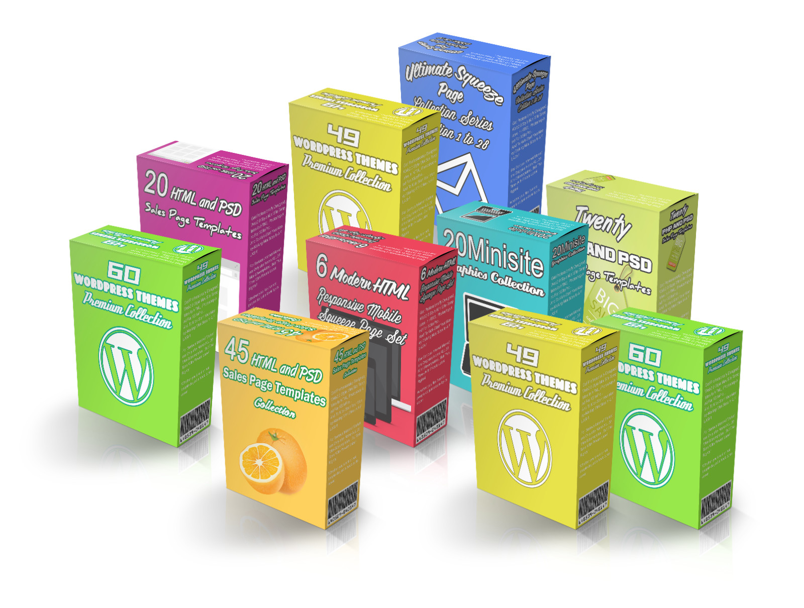 240 Premium Website full Templates
