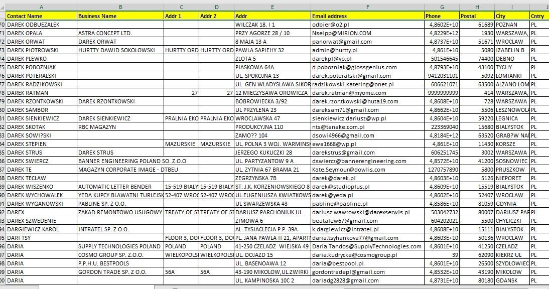 350K POLAND Email Database list 2026 | Contact Leads (Digital Download)