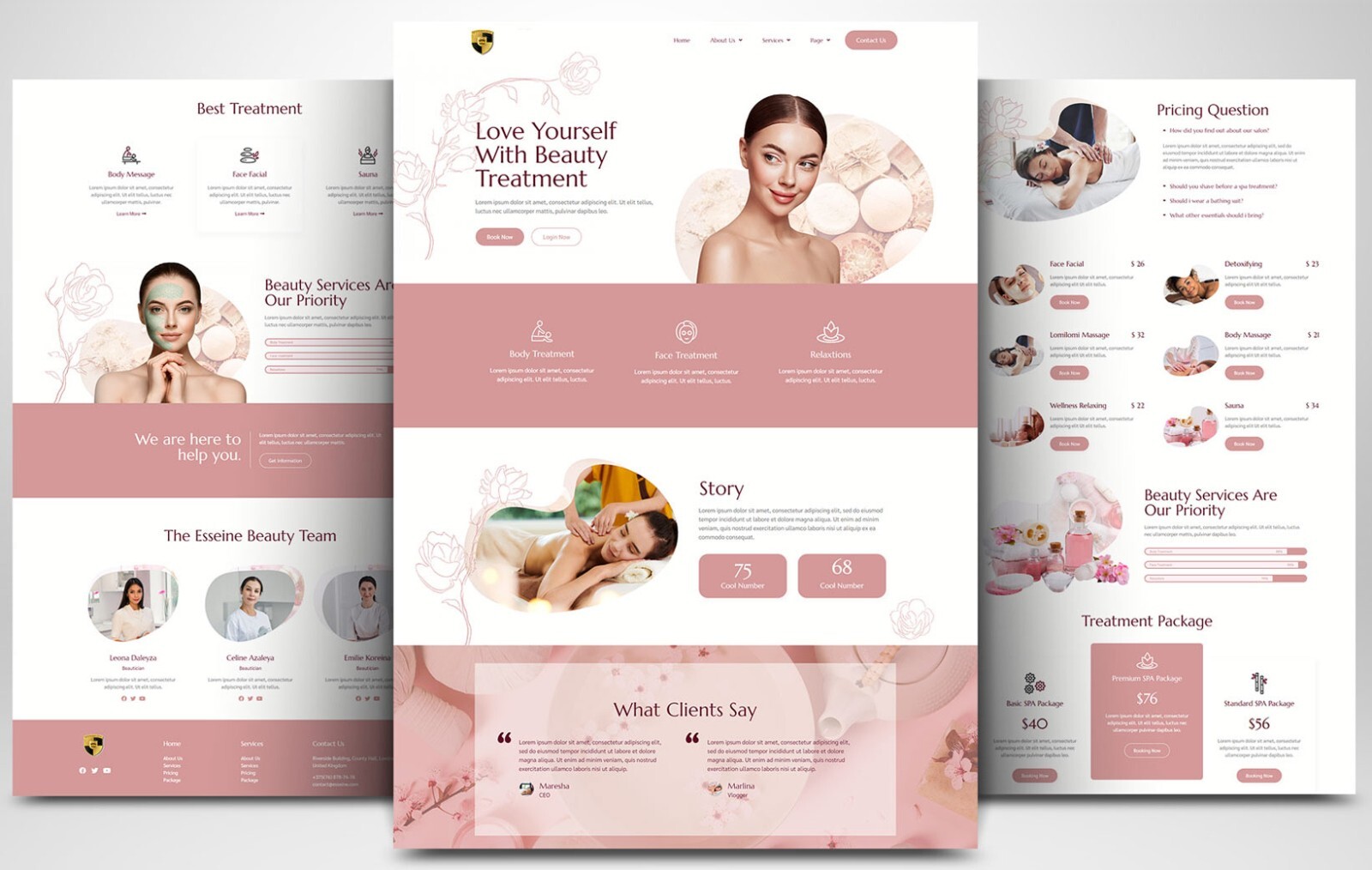 CUSTOM PROFESSIONAL WEBSITE FOR BEAUTY COSMETICS WELLNESS BRANDS WORDPRESS