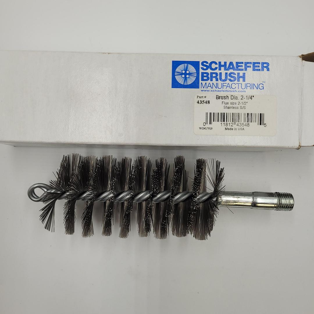SCHAEFER STAINLESS STEEL BRUSH MFG PT # 43548 2-1/4″ DIA. In Box