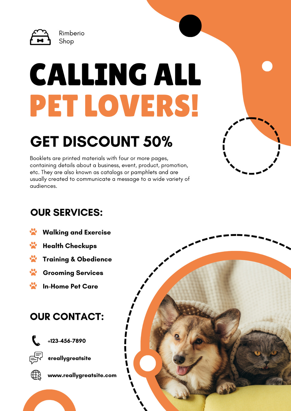 Template Crafted For You-Pet Shop-Furry Friend’s Favorite Spot-Pet Cartoon Logo