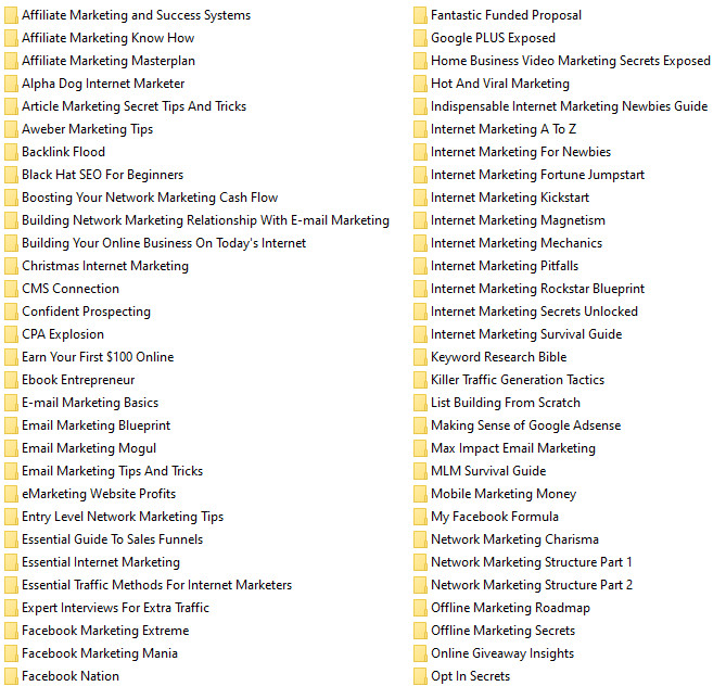 101 eBook’s on Marketing in English with MRR License