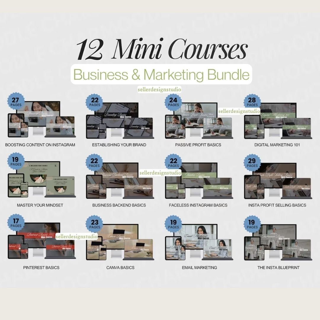 Digital Marketing Bundle + 6000 Faceless Videos | Instagram Canva Courses 2026✅