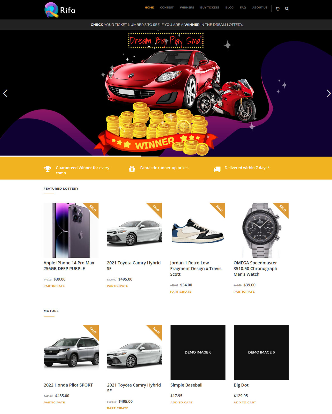 Make Money with Online Lottery Raffle Draws Website + Free Hosting