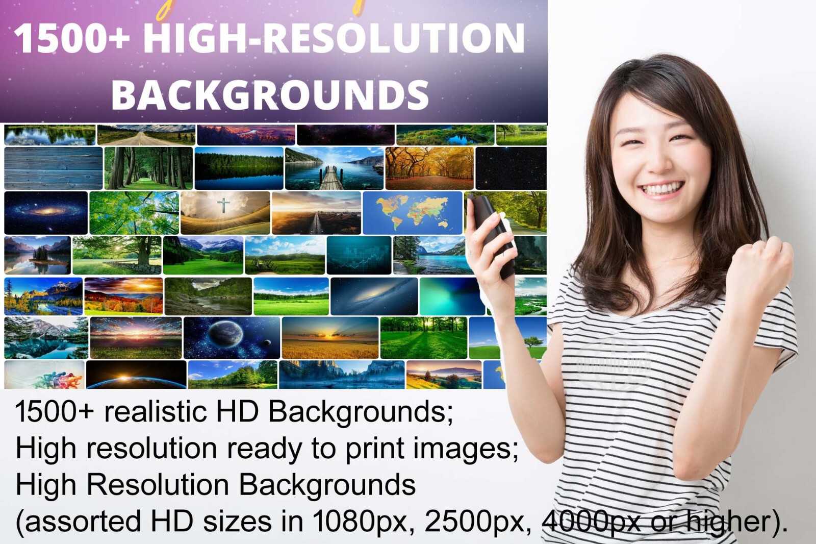 1500 High Resolution Backgrounds – Web Design – Websites