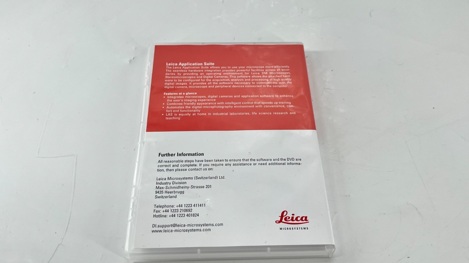 Leica DVD Application Suite V4.10.0