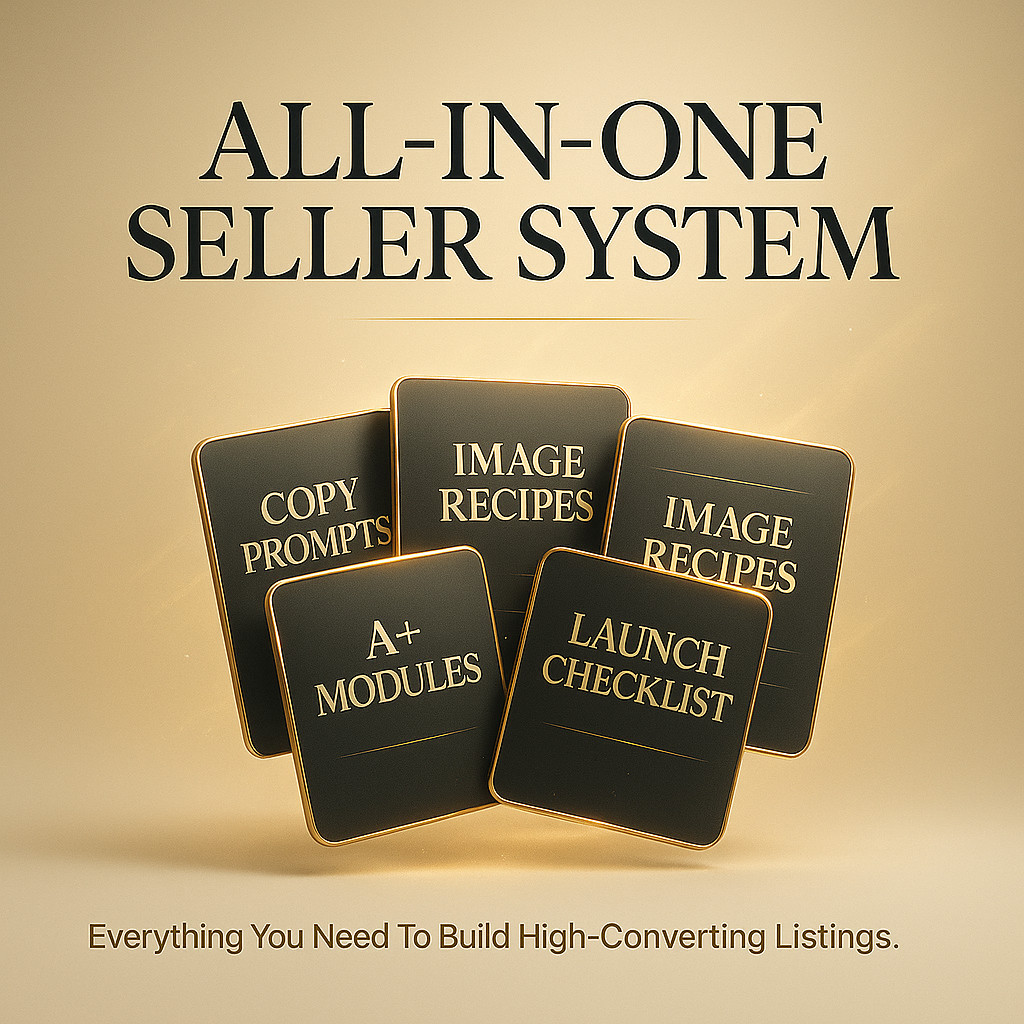 AI E-Commerce Listing & A+ Content Kit
