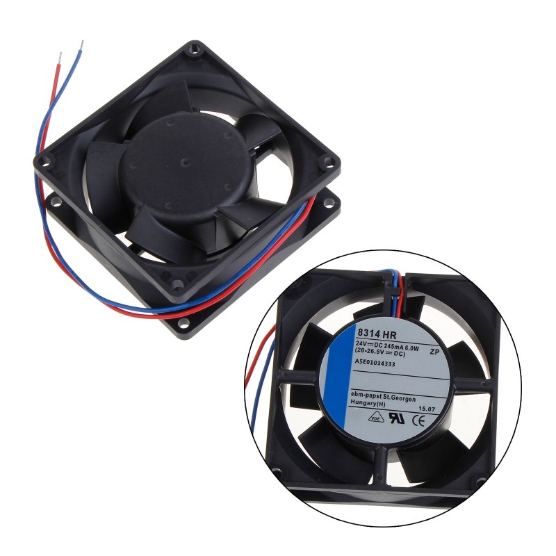 Brand New 8314HR ORIGINAL DC 24V 250MA 6.0W Cooling Fan Cooler 8032 80x80x32mm
