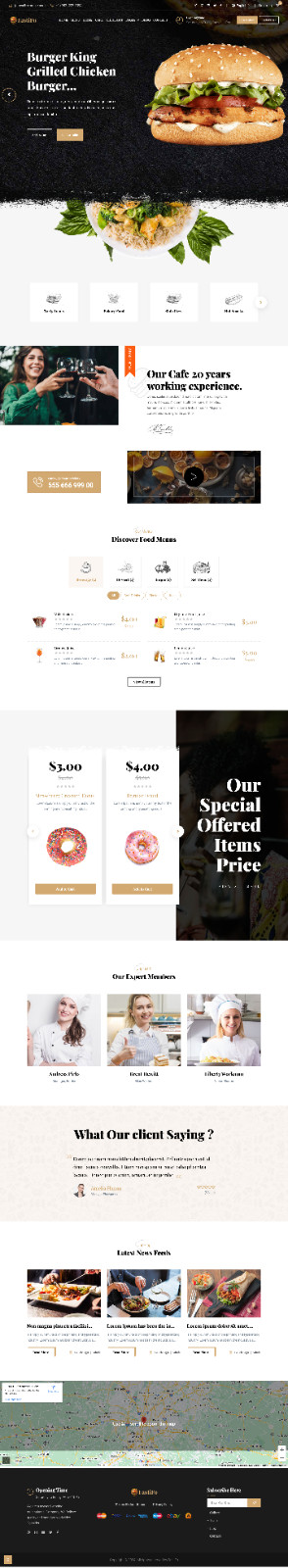 Restaurant Menu, Online Ordering, Website – Done-for-You, Mobile-First | 1 Year
