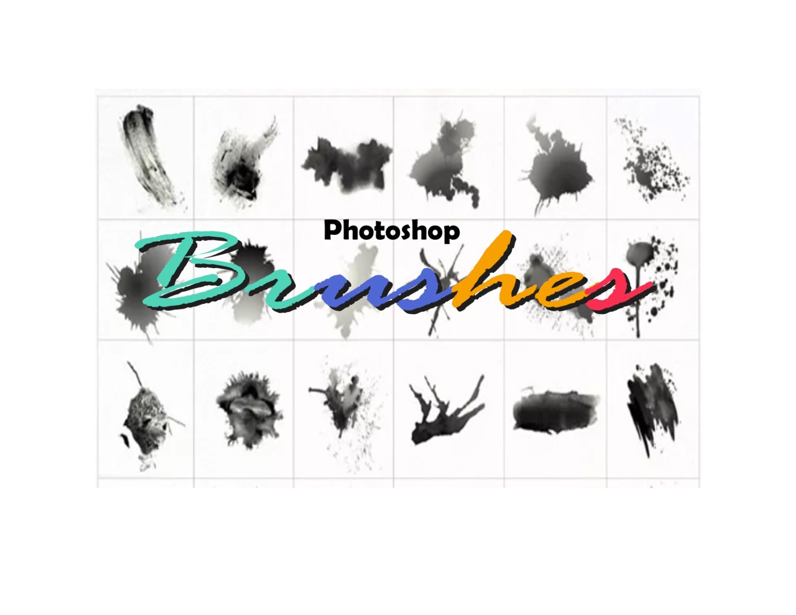 900 Photoshop Brushes (Digital Product)