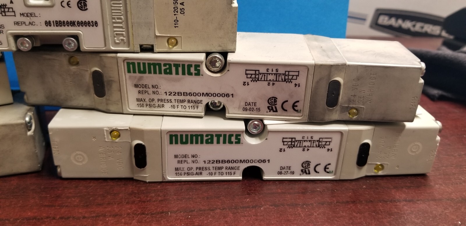 NUMATICS VALVES USED AND NEW