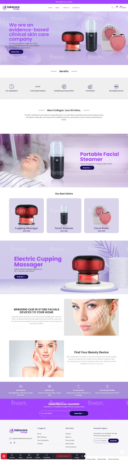 A- Z Shopify Store Setup 50 Products Premium Theme Branding Stock Photos SEO