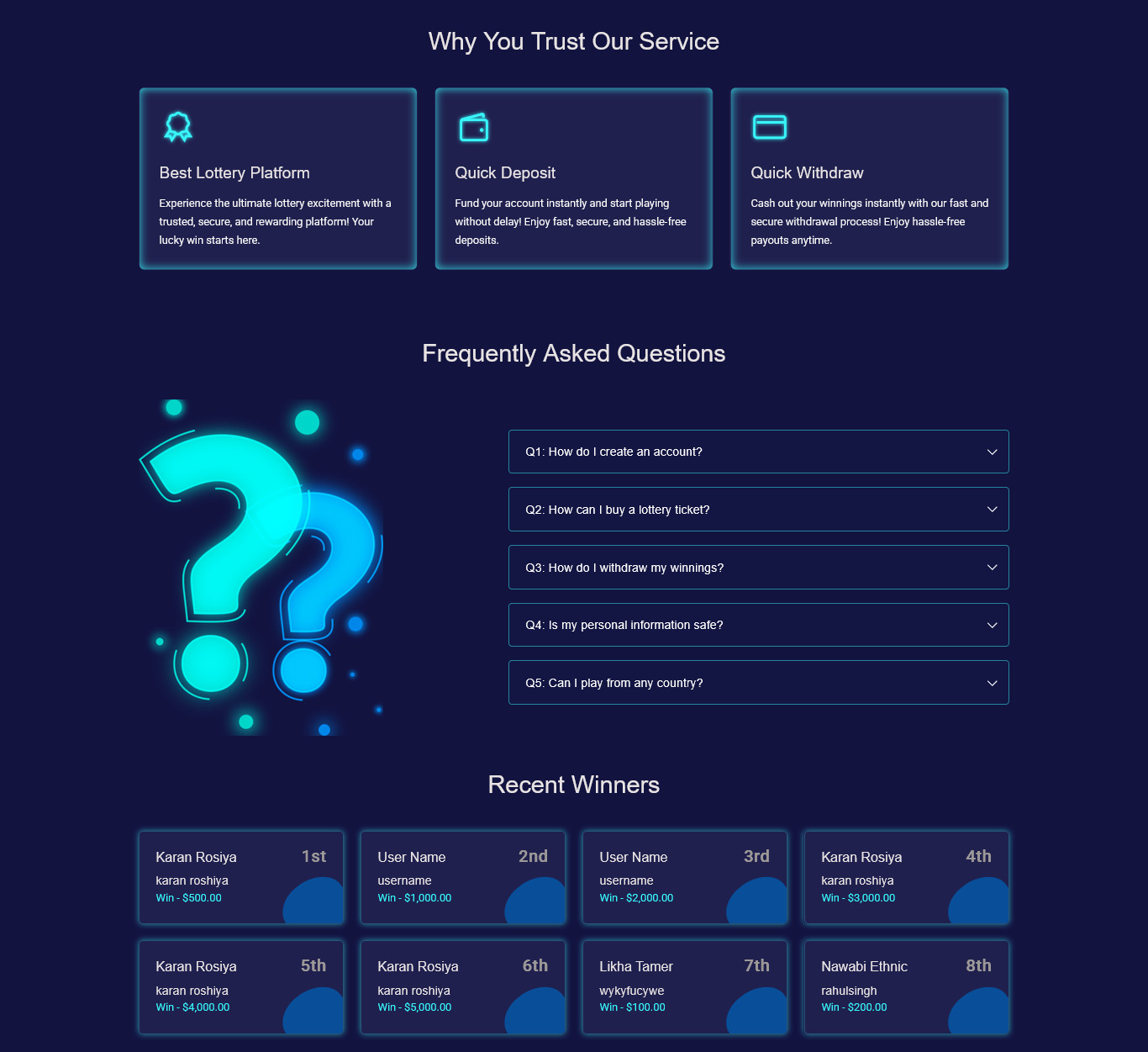 Lottora – Live Lottery Platform | Lottery PHP Website Solution | Laravel Admin