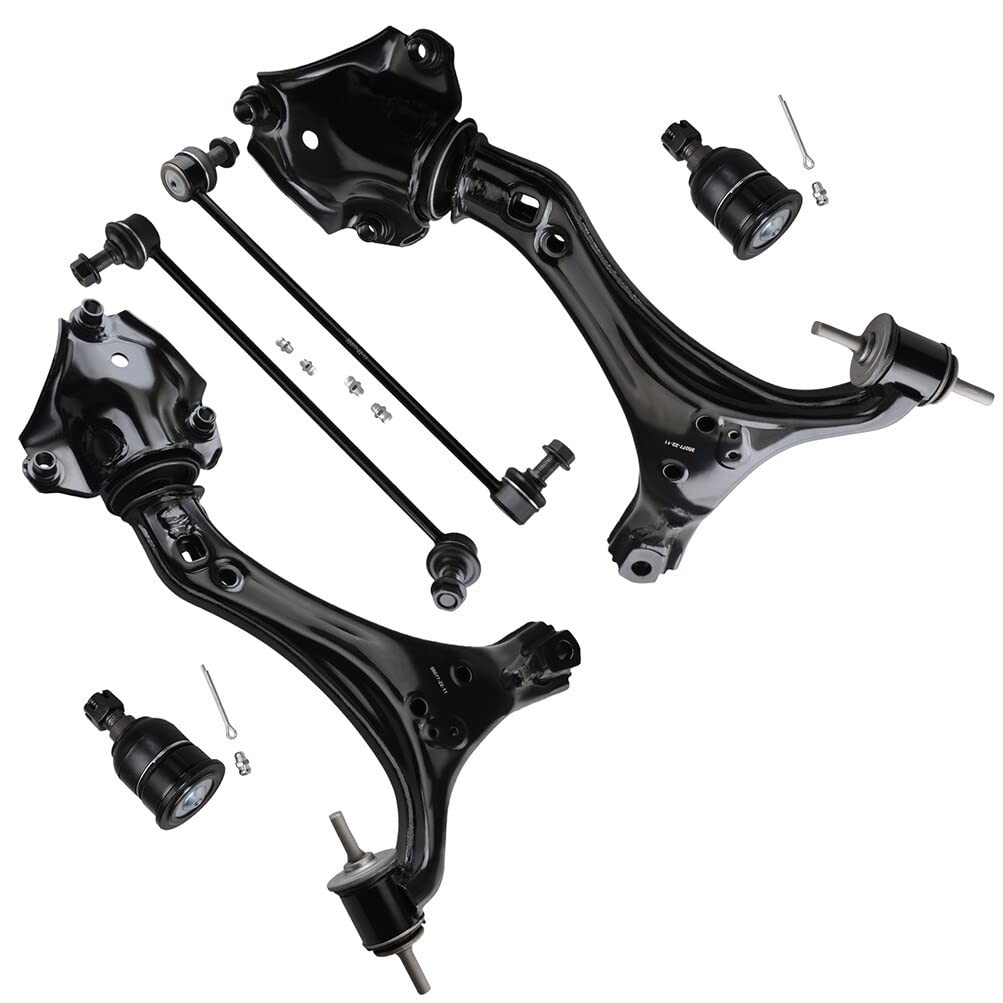 6pcs Front Suspension Kit Control Arm Ball Joint Sway Link 13-17 Honda Accord