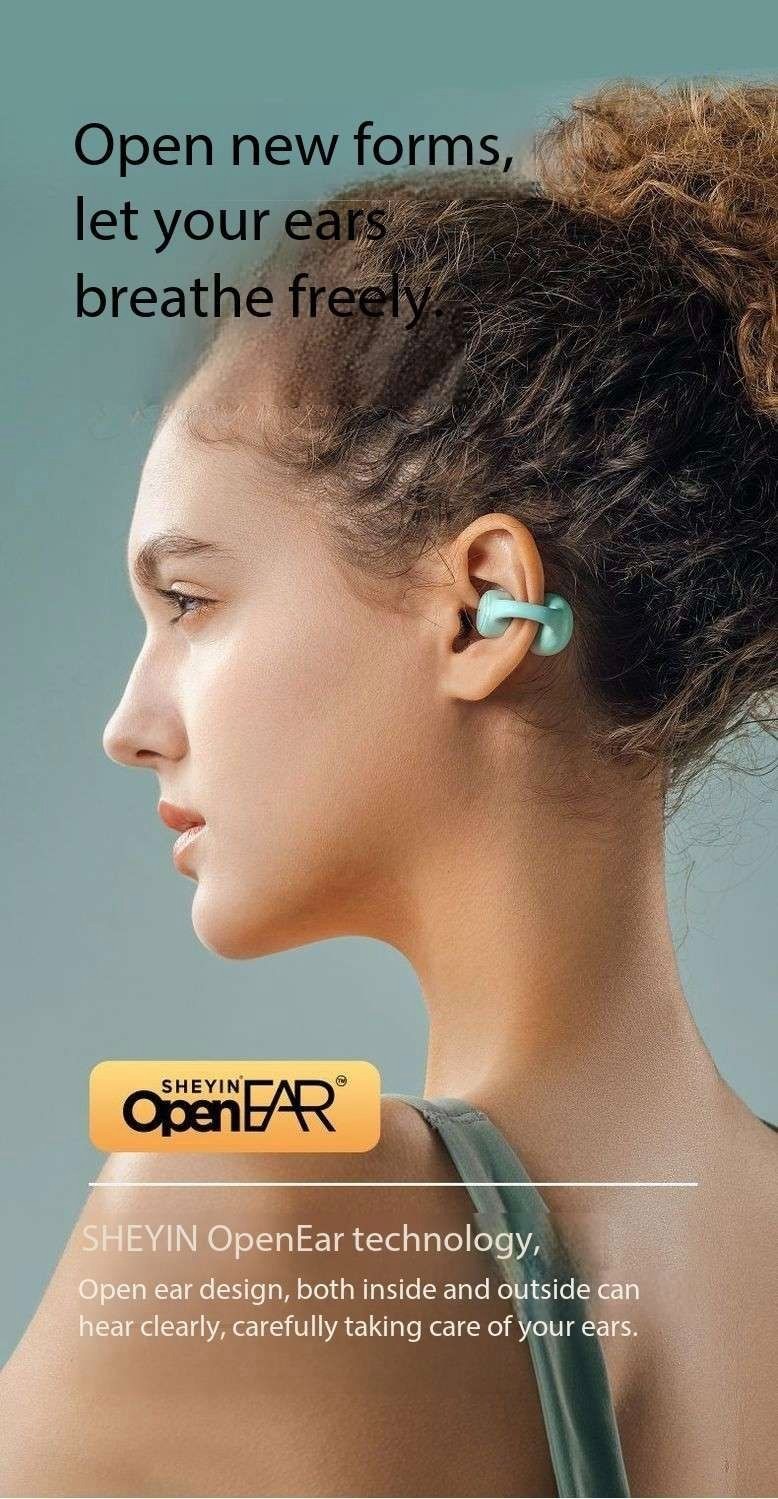 SHEYIN/X2 Bluetooth Earphones Clip-On Sports Anti-Drop Long Battery Life