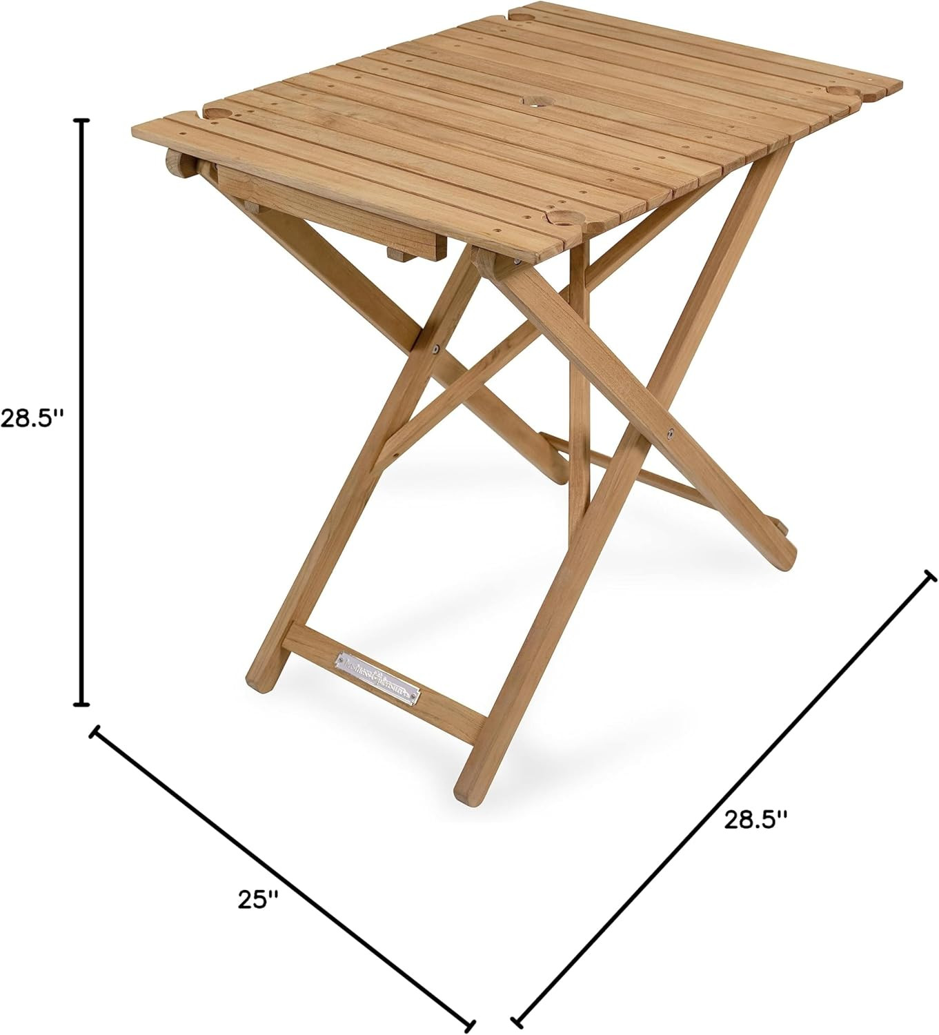 Tall Folding Picnic Table – Perfect Outdoor Table for Picnics and Hosting – 4 Wi