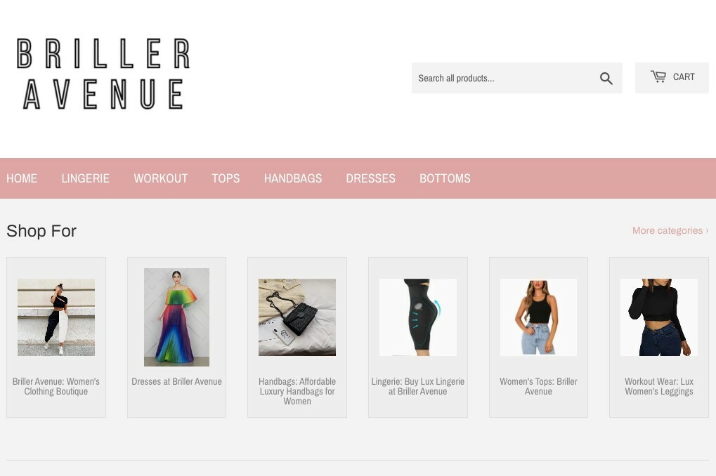 Lingerie Luxury Fashion Store Dropshipping Pre-Listed Turnkey SEO Integrated