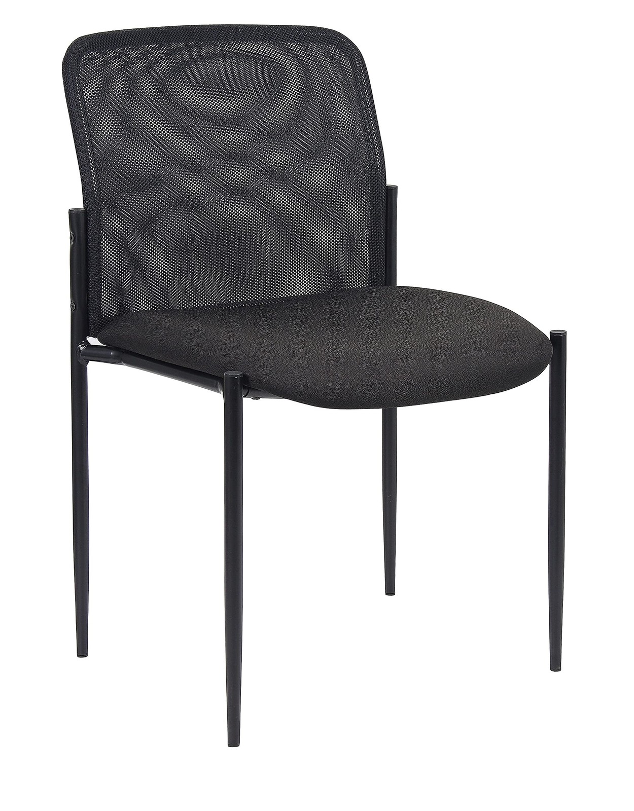 Boss Office Products Mesh Guest Chair in Black (B6919)