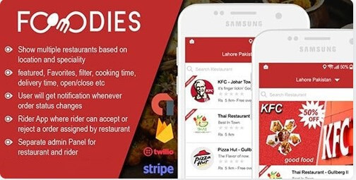 Restaurant Food Delivery & Ordering System With Delivery Boy – Android